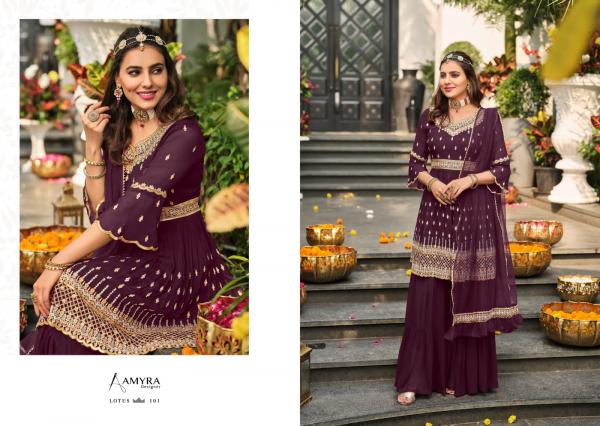 Amyra Lotus Georgette designer Exclusive Wear Designer Salwar Kameez